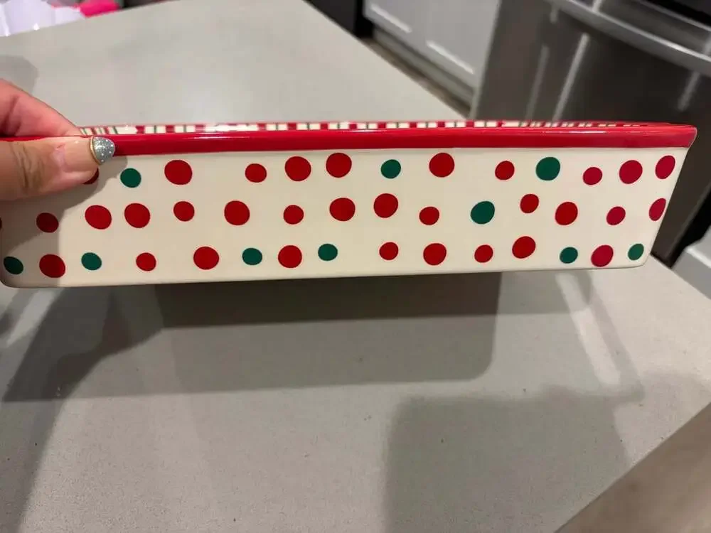 Holiday Stoneware Rectangular Baking Dish 9x13